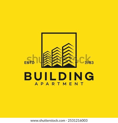 building logo vector template illustration