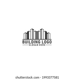 building logo in white background