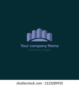 Logo de la construcción. Se puede usar este logotipo en cualquier empresa de construcción.