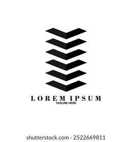 Baulogos, komplexe Logos, Immobilien-Logos, auf weißem Hintergrund, geeignet für Maskottchen, Ikonen, Marketing, Marken, etc.