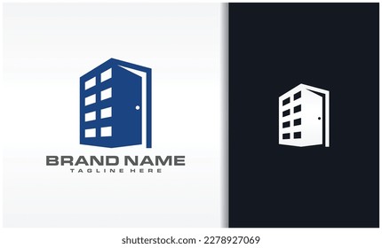 Building logos, doors and windows