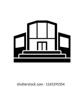 building mall icon vector template