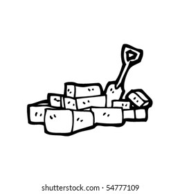 building materials cartoon