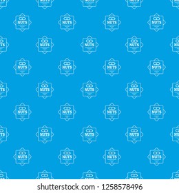 Building materials pattern vector seamless blue repeat for any use