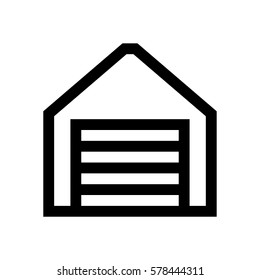 Building mini line, icon, background and graphic. The icon is black and white, linear  flat, vector, pixel perfect, minimal, suitable for web and print. 