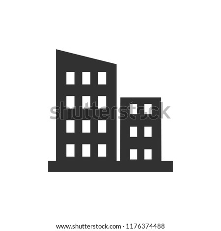 building. monochrome icon