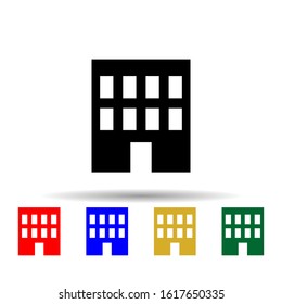 building multi color style icon. Simple glyph, flat vector of web icons for ui and ux, website or mobile application