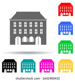 building multi color style icon. Simple glyph, flat vector of house icons for ui and ux, website or mobile application