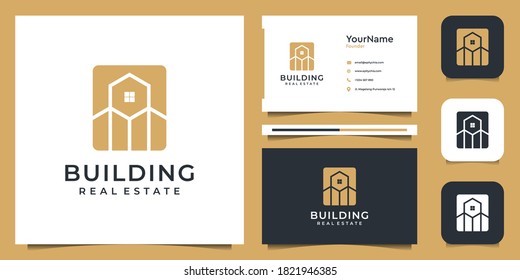 Diseño gráfico vectorial de ilustración negativa de construcción. Ideal para marcas, publicidad, iconos y tarjetas de visita