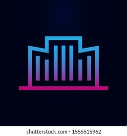 Building nolan icon. Simple thin line, outline vector of building icons for ui and ux, website or mobile application
