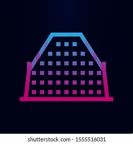 Building nolan icon. Simple thin line, outline vector of building icons for ui and ux, website or mobile application