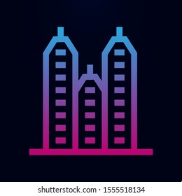 Building nolan icon. Simple thin line, outline vector of building icons for ui and ux, website or mobile application