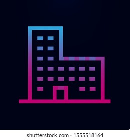 Building nolan icon. Simple thin line, outline vector of building icons for ui and ux, website or mobile application