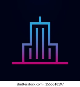 Building nolan icon. Simple thin line, outline vector of building icons for ui and ux, website or mobile application