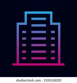 Building nolan icon. Simple thin line, outline vector of building icons for ui and ux, website or mobile application