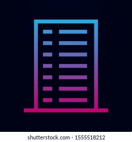 Building nolan icon. Simple thin line, outline vector of building icons for ui and ux, website or mobile application