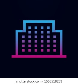 Building nolan icon. Simple thin line, outline vector of building icons for ui and ux, website or mobile application