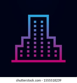 Building nolan icon. Simple thin line, outline vector of building icons for ui and ux, website or mobile application