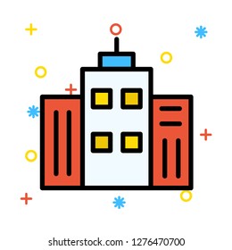 building   office   apartment  