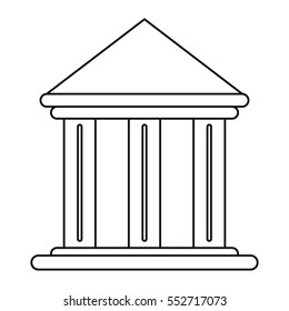 building office bank structure outline