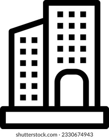 building office house line icon for download