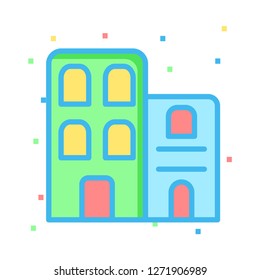 building   office   school  