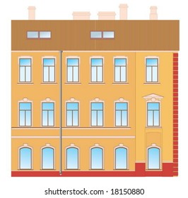 The building is an old architectural style