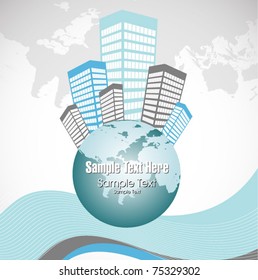building on globe template