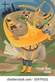 building on the helmet from the builder