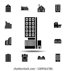 Building outline icon. Simple thin line, outline vector element of Building icons set for UI and UX, website or mobile application