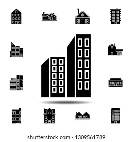 Building outline icon. Simple thin line, outline vector element of Building icons set for UI and UX, website or mobile application