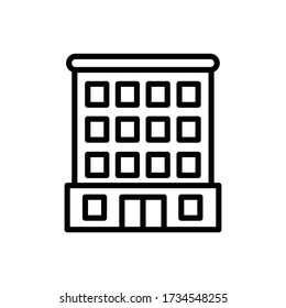 Construir con vector de icono de contorno