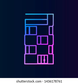 Building outline nolan icon. Simple thin line, outline vector of building icons for ui and ux, website or mobile application