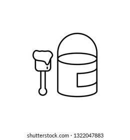 Building, Paint Brushline vector design of construction, presentation template for website banner and landing page header, timeline, infographics - Vector
