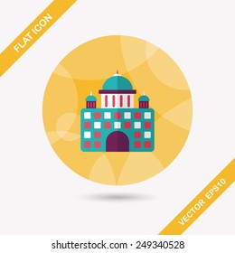 building palace flat icon