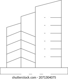 Gebäude mit Baustellensymbol