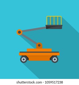 Building platform icon. Flat illustration of bilding platform vector icon for web