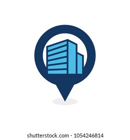 Building Point Logo Icon Design
