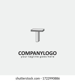 Icono del logotipo del polo de construcción plano