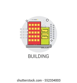 Building Project Construction Engineering Icon Vector Illustration