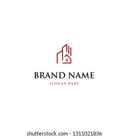 Building Property Abstract Creative Reality Business Modern Logo