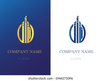Building, Property Development, and Construction Logo Vector Design Eps 10.