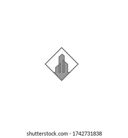 Building, Property, House logo icon illustration