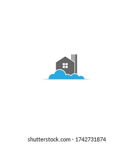Building, Property, House logo icon illustration