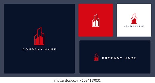 building and property logo design