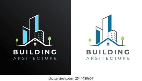 Building Real Estate Apartment Logo Design Inspiration. 