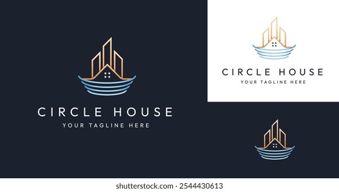 Building Real Estate Apartment Logo Design Inspiration. 