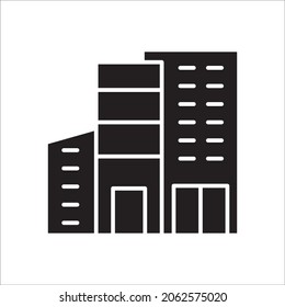 Building and real estate city icons symbol vector elements for infographic web