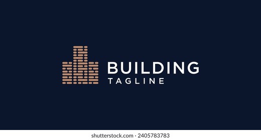 building, real estate, construction logo design inspiration