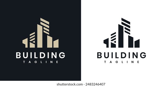 Building, Real Estate and Construction logo design vector inspiration	